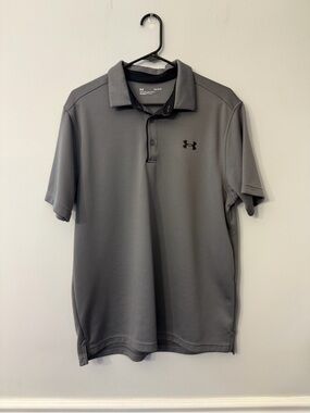 Under Armour Men’s Charcoal Gray Polo Shirt